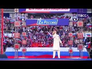 concert at luzhniki and putin's speech in honor of the 8th anniversary of the reunification of crimea with russia