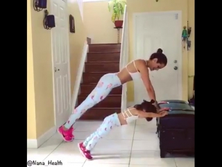 mom and daughter workouts