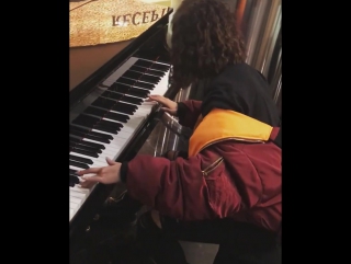 olga buzova plays the piano. milf