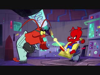 spider-ham caught in a ham short movie (2019) spiderman into the spiderverse hd