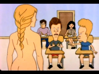 beavis and butthead art is the coolest course i've ever taken.