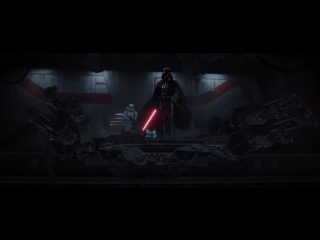 the final scene with darth vader in rogue one. star wars tales»