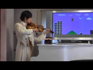 theme from the toy super mario on the violin :))) treeee